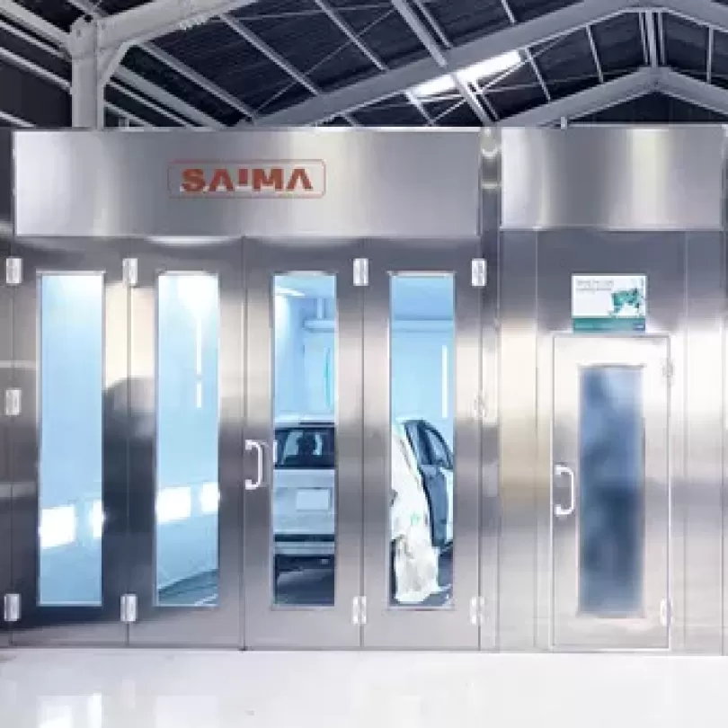 Water-based and oil-based spray booth 7.21 x 3.96 x 2.8 m